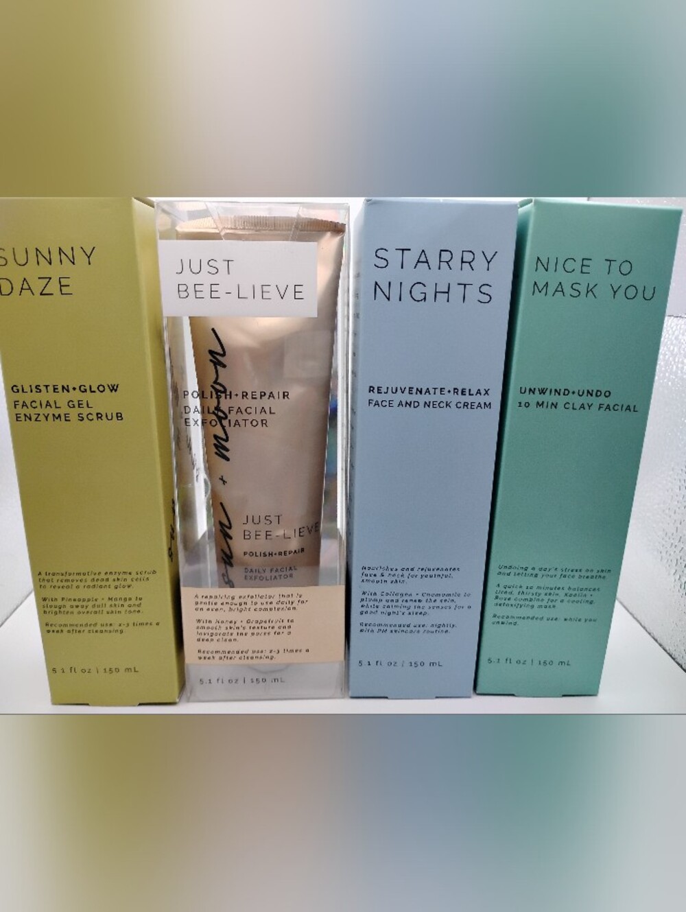 Sun n Moon Facial Cleanser & Mask Set  Read Description For Details BNIB